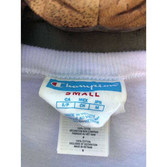 Champion X Coca Cola Logo Long Sleeved Shirt White Limited Edition Collab Small - Picture 3 of 9